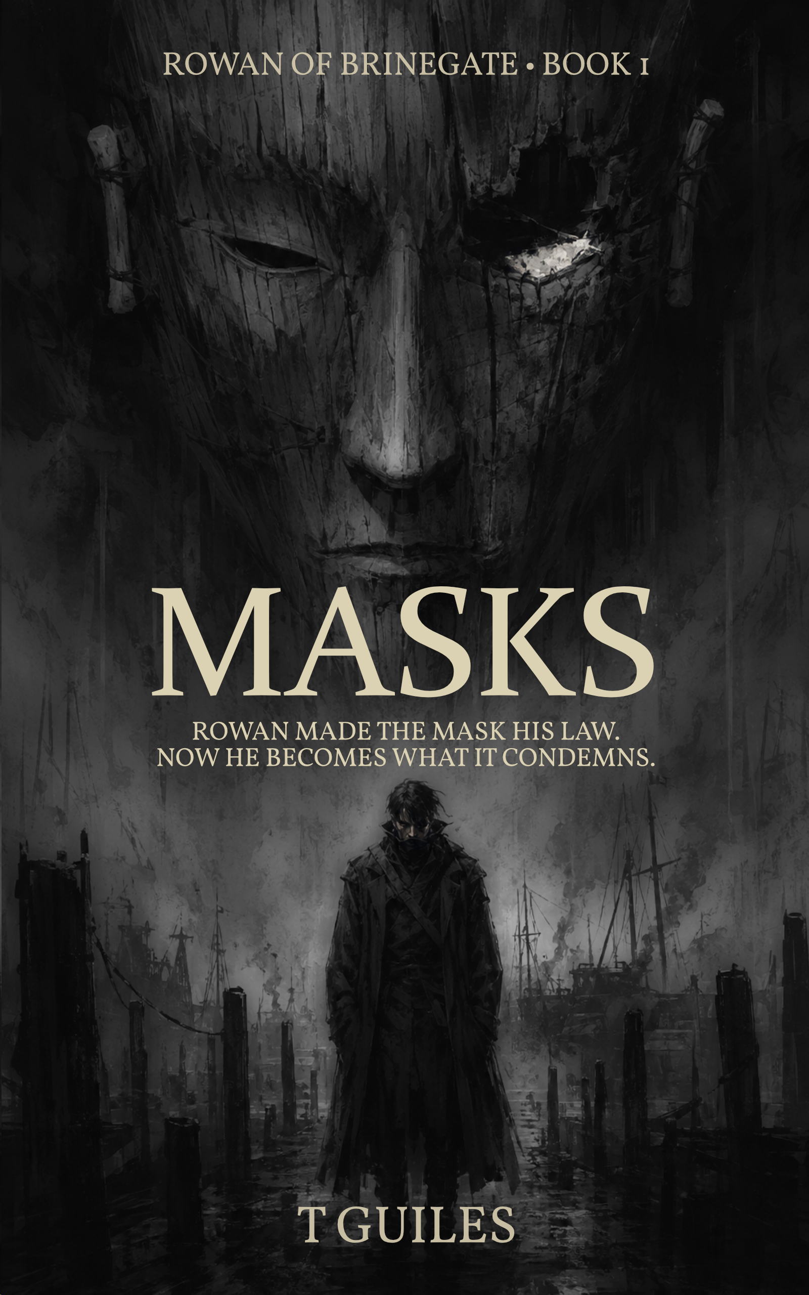 Masks by T Guiles, Rowan of Brinegate book one